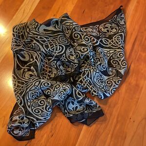 Birds of Rhiannon Celtic scarf